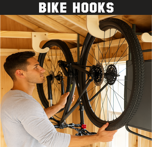 Bike Hooks – Vertical or Horizontal Storage