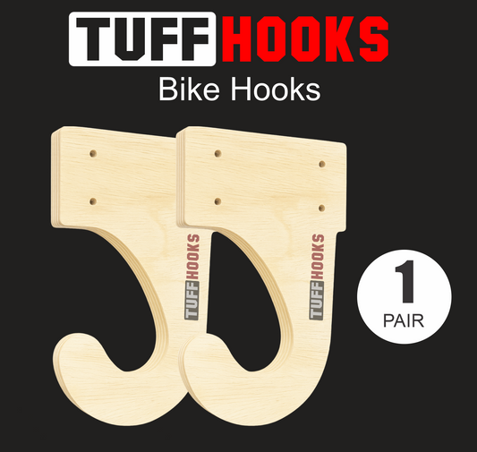Bike Hooks – Vertical or Horizontal Storage