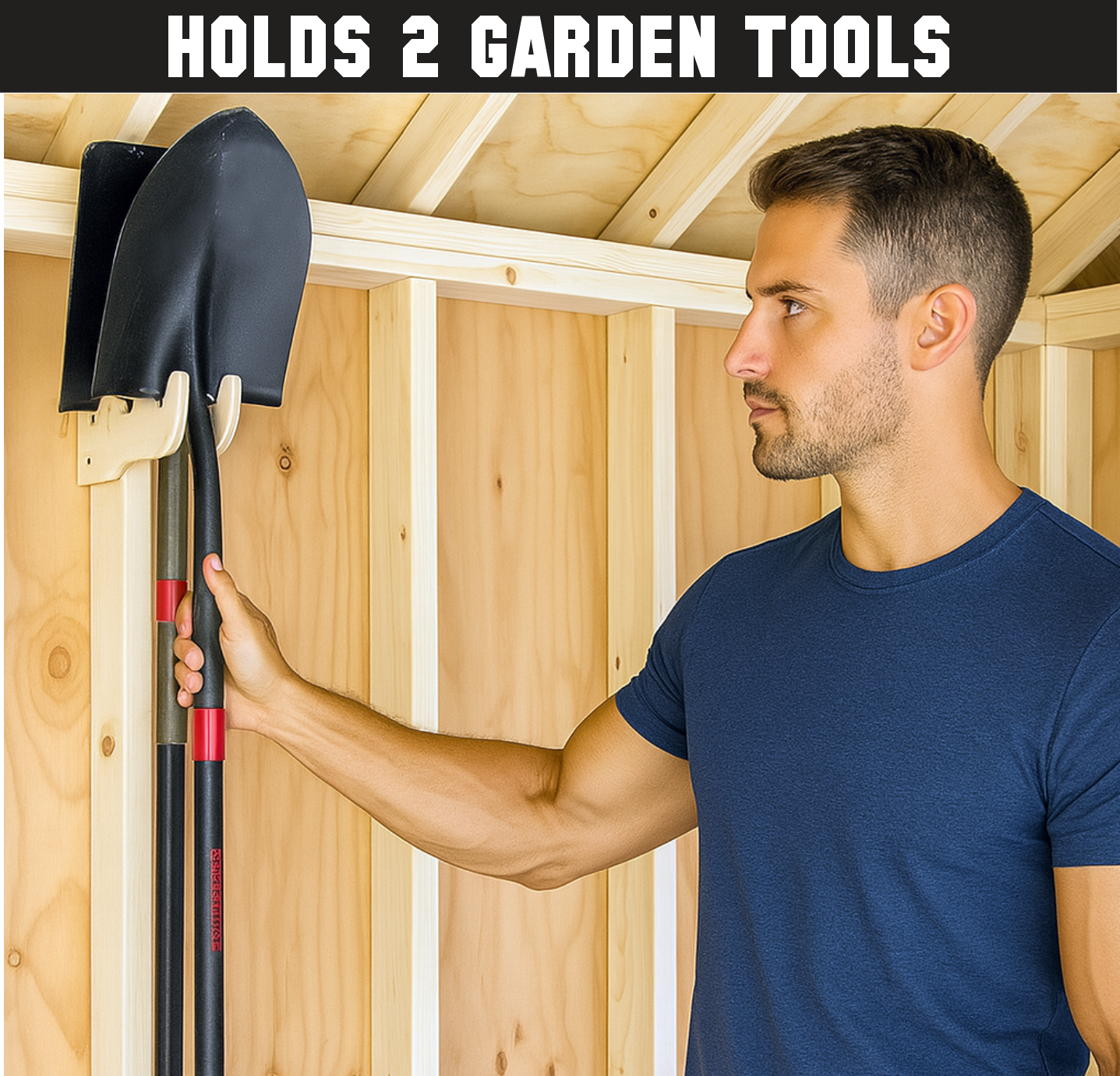 Garden Tool Holder - 2 Spot