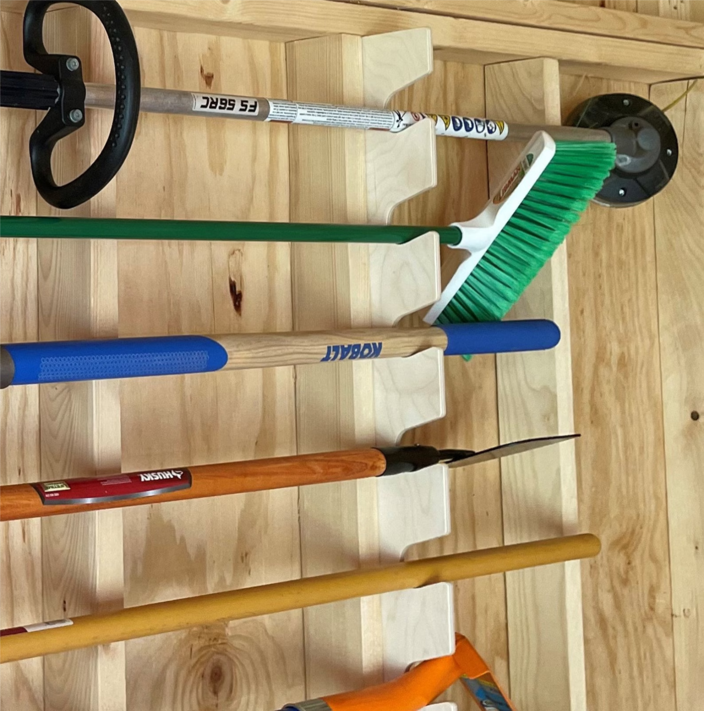 Large Garden Tool Organizer (5 spot)