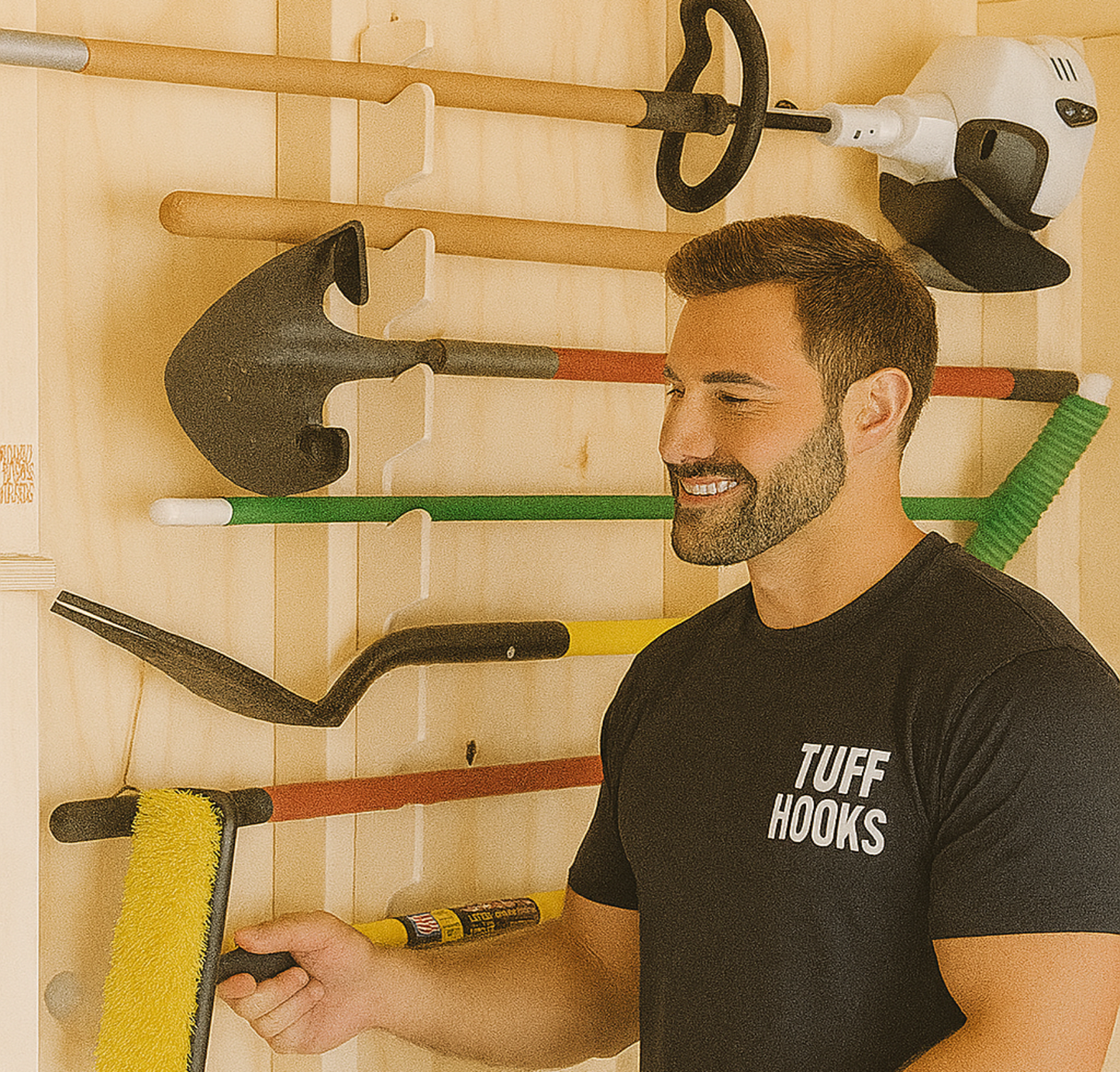 Large Garden Tool Organizer (5 spot)