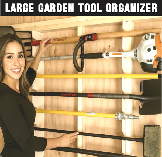Large Garden Tool Organizer (5 spot)