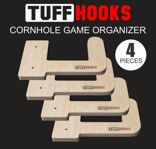 Cornhole Game Board Storage Hooks